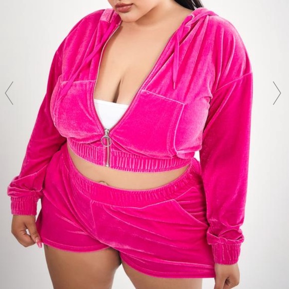 Dolls Kill Other - Velour Short Set- NEW